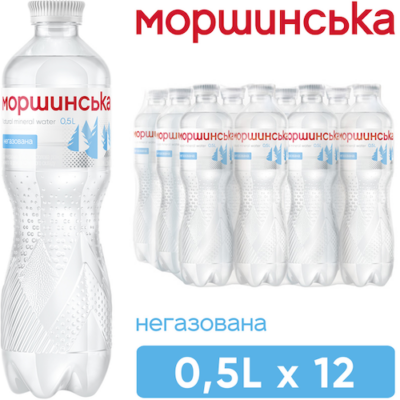 Вода Моршинська 0,5 л негазована пластик