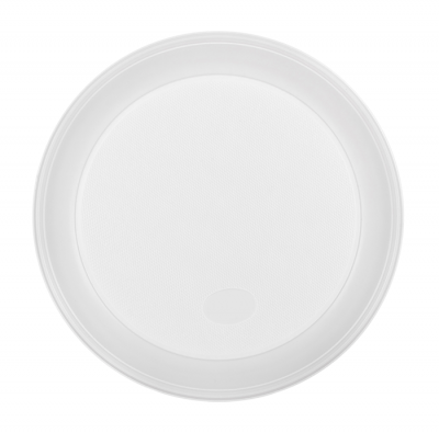 Тарелка белая пластик d165 100 шт.