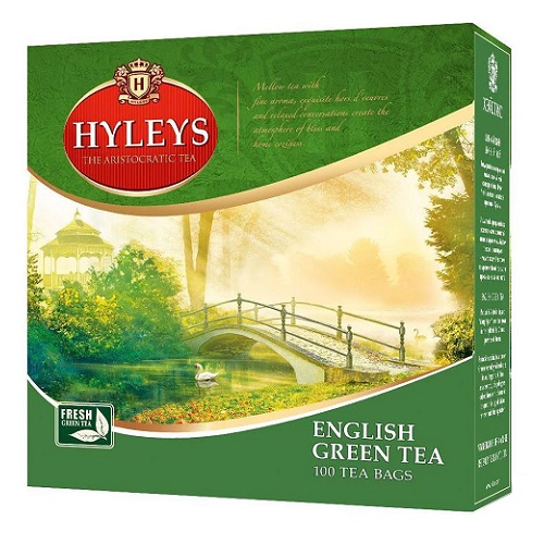 Чай Hyleys English Green 100 пакетов