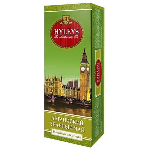 Чай Hyleys English Green 25 пакетов