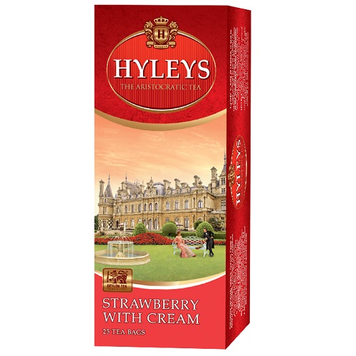 Чай Hyleys Strawberry with cream 25 пакетов