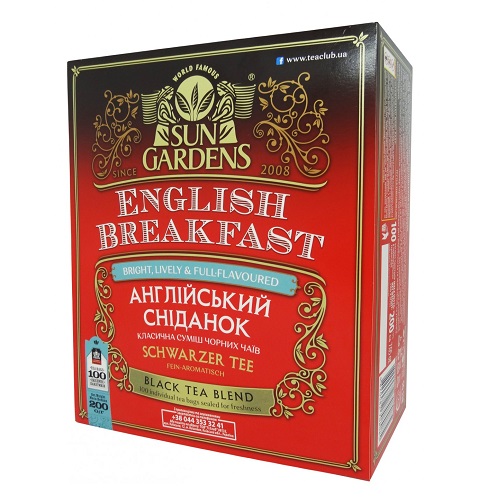 Чай Sun Gardens Английский завтрак 100 пакетов