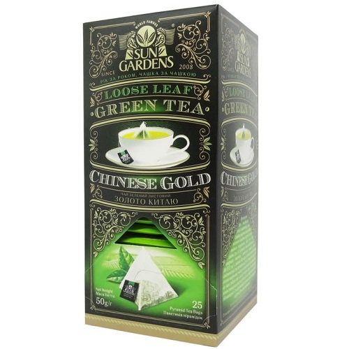 Чай Sun Gardens Золото Китая 25 пакетов