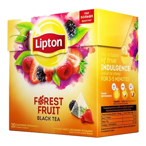 Чай Lipton Forest Fruit 20 пирамидок