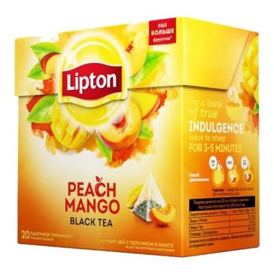 Чай Lipton Peach Mango 20 пирамидок