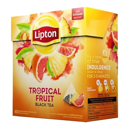 Чай Lipton Tropical Fruit 20 пирамидок