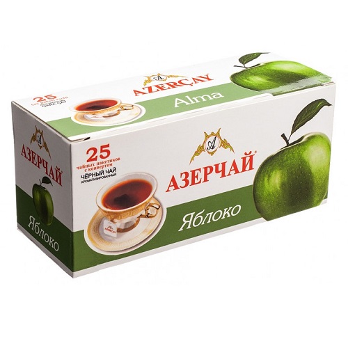 Чай Azercay черный с яблоком