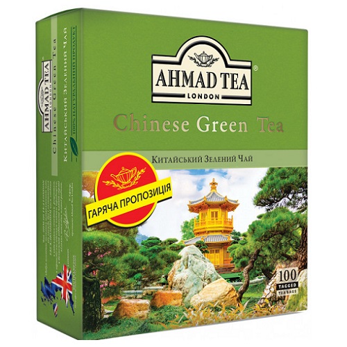Ahmad Tea Chinese Green 100 пакетов