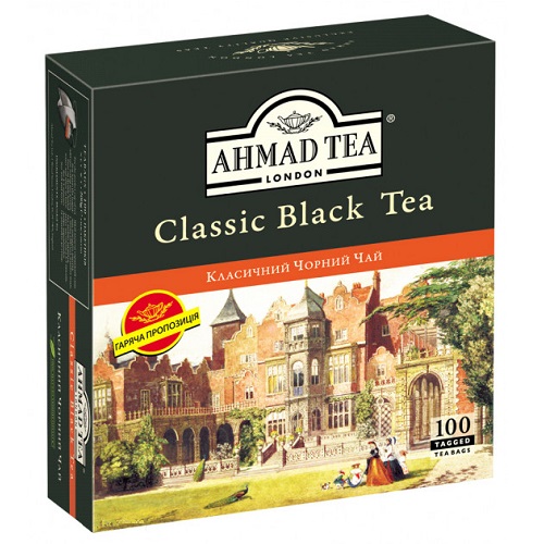 Ahmad Tea Classic Black 100 пакетов