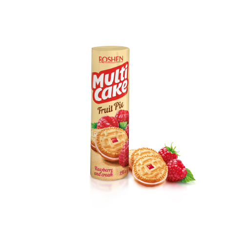 Печенье Рошен Multicake малина-крем 180 г