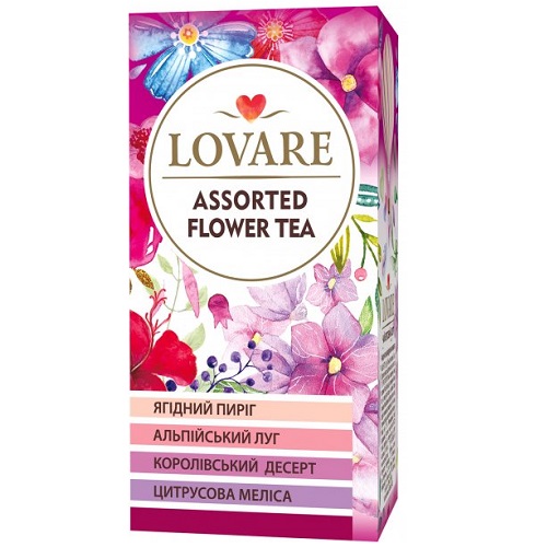 Чай Lovare Assorted Flower Tea 24 пакетов