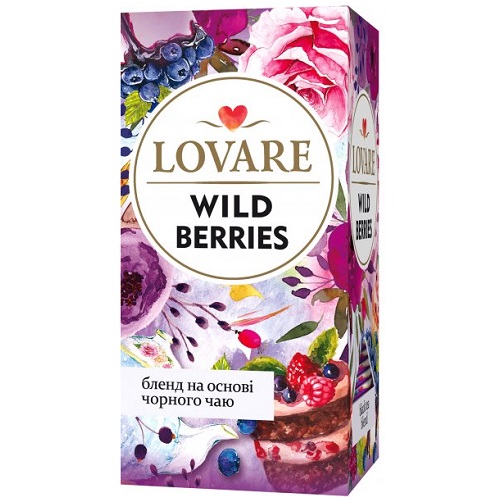 Чай Lovare Wild Berries 24 пакетов