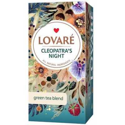 Чай зелений Lovare Cleopatra’s Night 24 пакетів