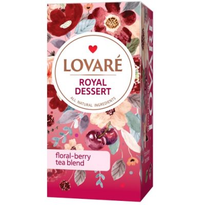 Чай фруктовий Lovare Royal Dessert 24 пакетів