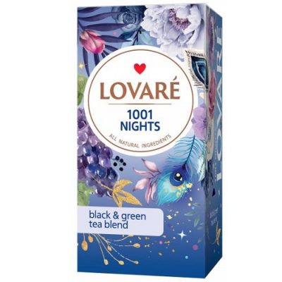 Чай чорний і зелений Lovare 1001 Nights 24 пакетів