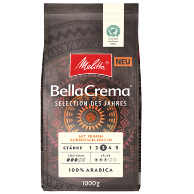 Кава Melitta Bella Crema Selection des Jahre в зернах 1 кг