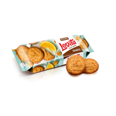 Печиво Рошен Lovita Classic з цедрою апельсина 150 г