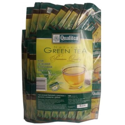 Чай Qualitea Зелений 100 пакетів