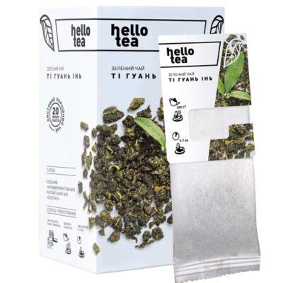 Чай зелений Hello Tea Ті Гуань Інь 20 фільтр-пакетів