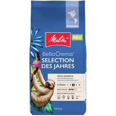 Кава Melitta BellaCrema des Jahres Nicaragua в зернах 1 кг