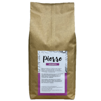 Кава Pierre Arabica в зернах 1 кг 2