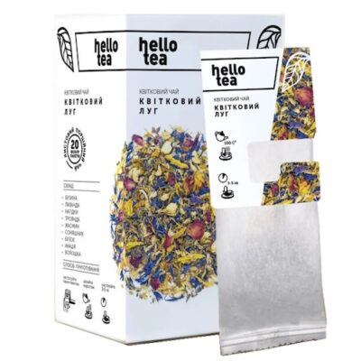 Чай трав’яний Hello Tea Квітковий Луг 20 фільтр-пакетів
