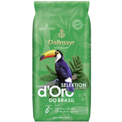 Кава Dallmayr Crema d’Oro Selektion Do Brasil в зернах 1 кг