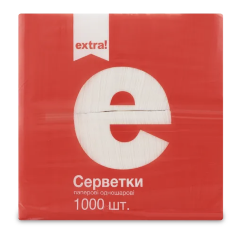 Серветка біла 1000 шт